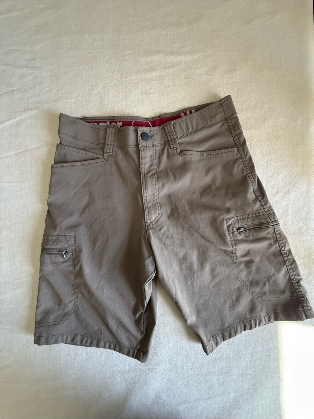 Men's Wrangler Casual Cargo Shorts - Taupe